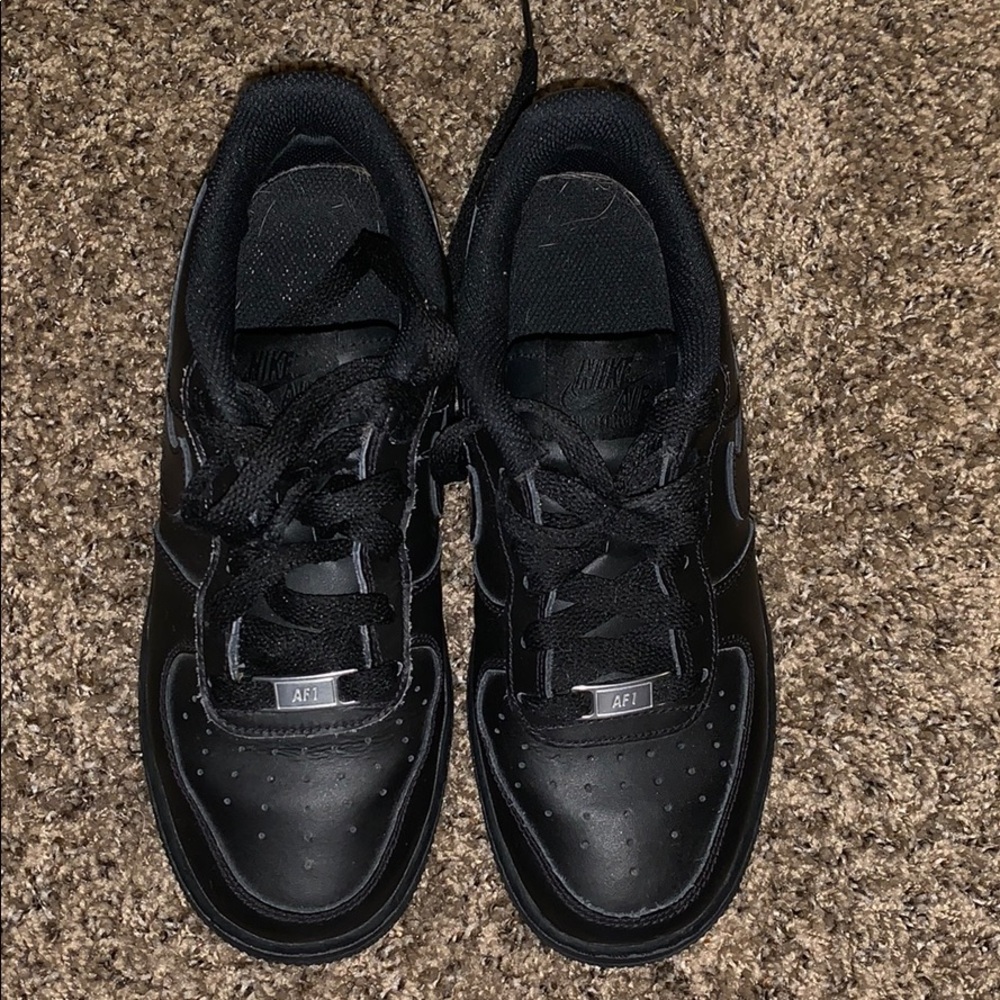 black air force 1's